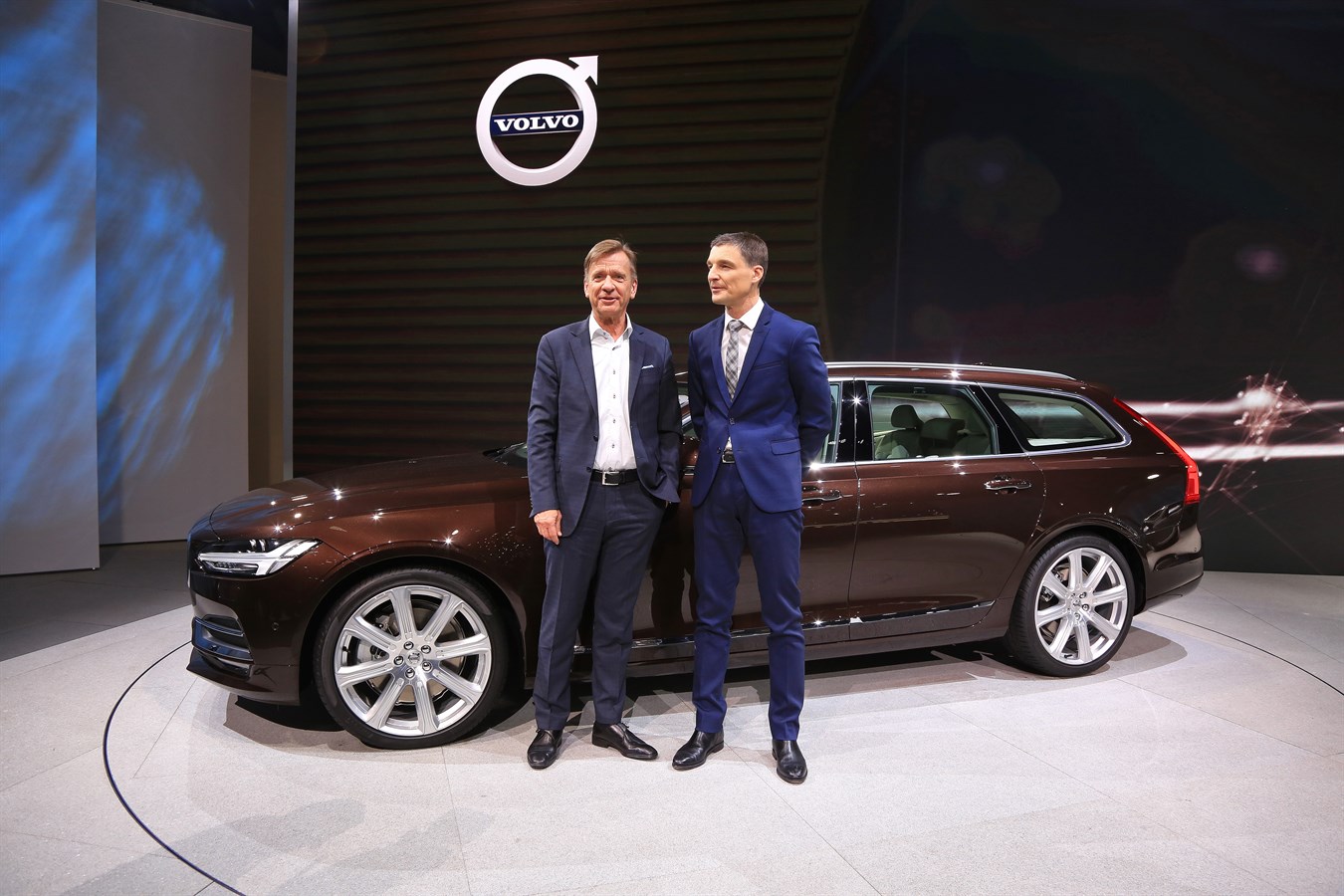 Hakan Samuelsson President & CEO et Thomas Ingenlath Senior Vice President Design - Volvo Cars - Salon de Genève 2016