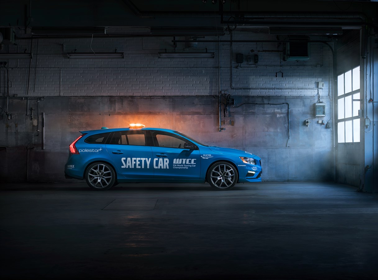 Volvo V60 Polestar blir världens säkraste WTCC Safety Car