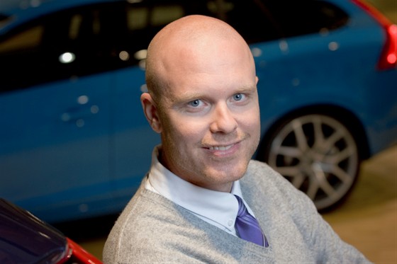 Jonas Eriksson, sponsrings- och eventchef på Volvo Car Sverige