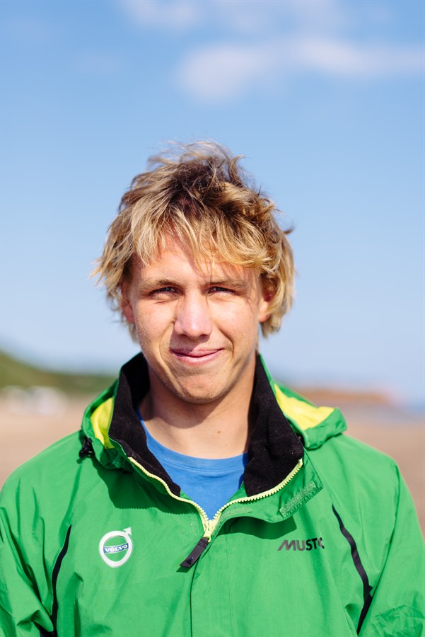 Team Volvo kitesurfer Olly Bridge