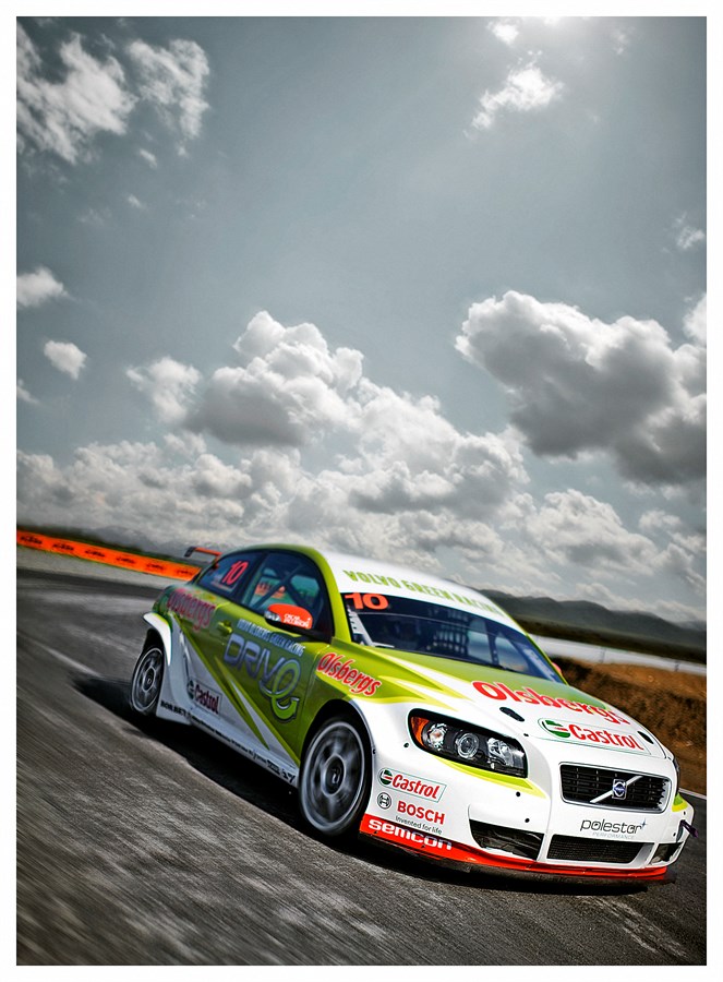 C30 Green Car Racing