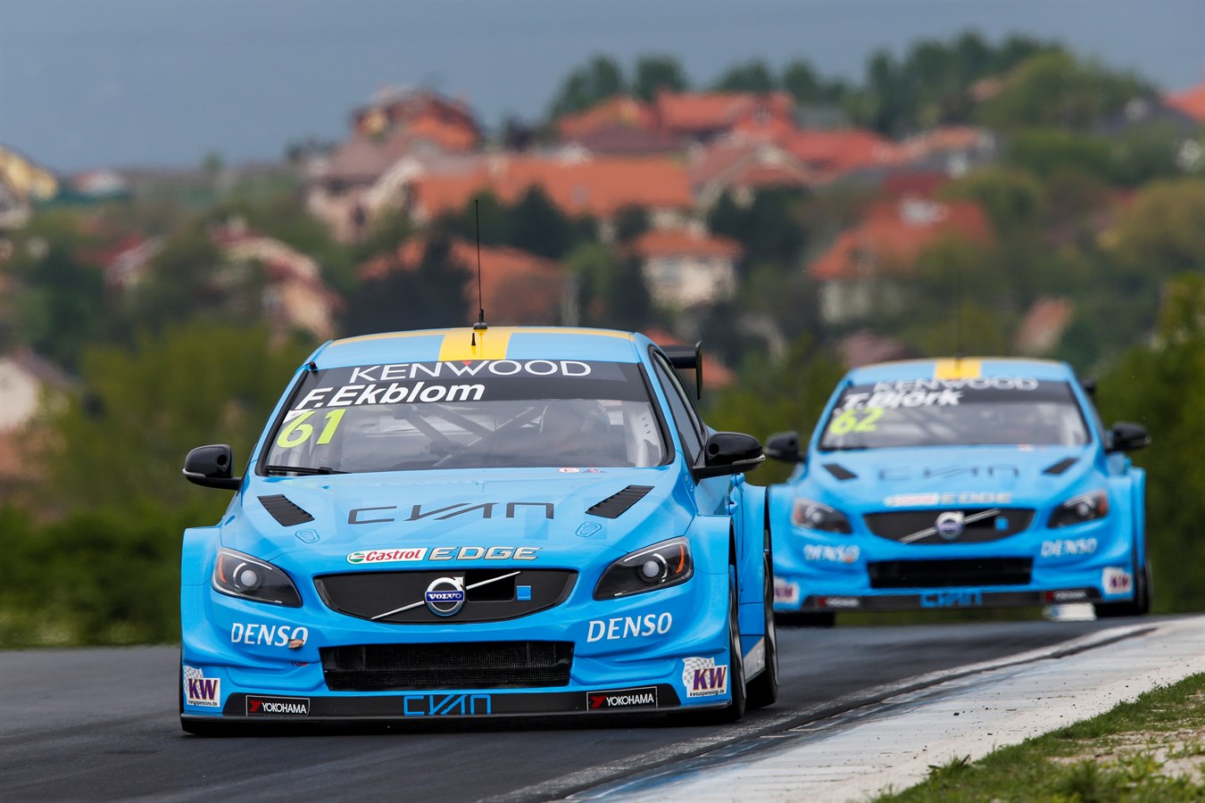 Björk and Ekblom fight difficult conditions to double top five finish in Hungary
