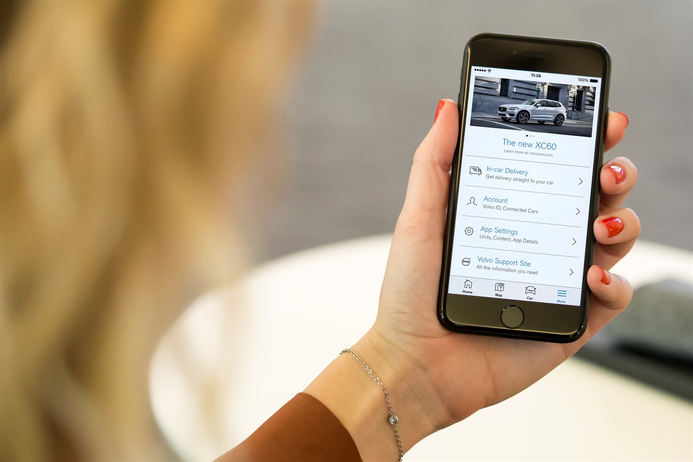 Volvo On Call – the main entry point for connected services.