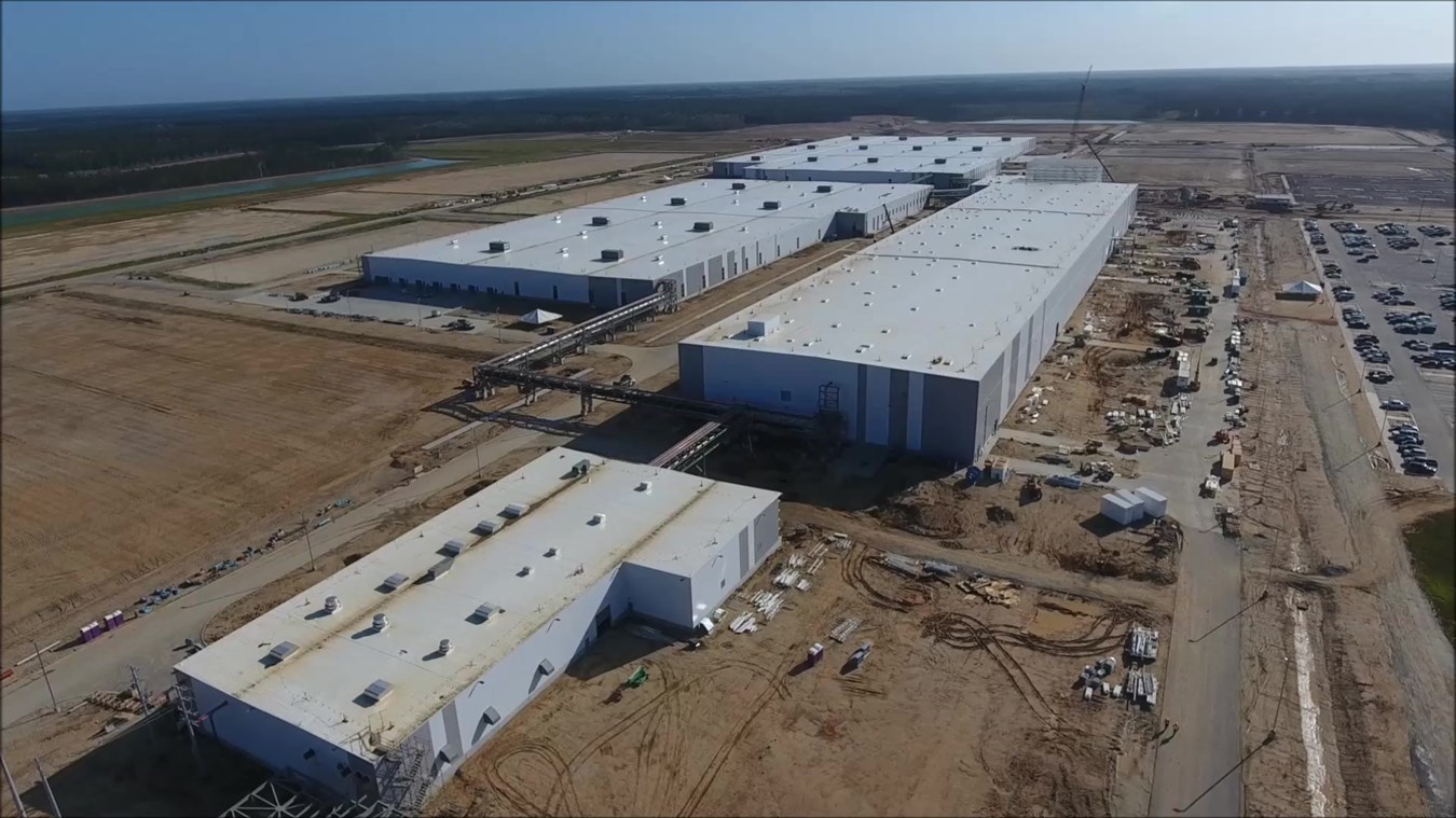 Volvo Cars USA Operations - Aerial of Plant