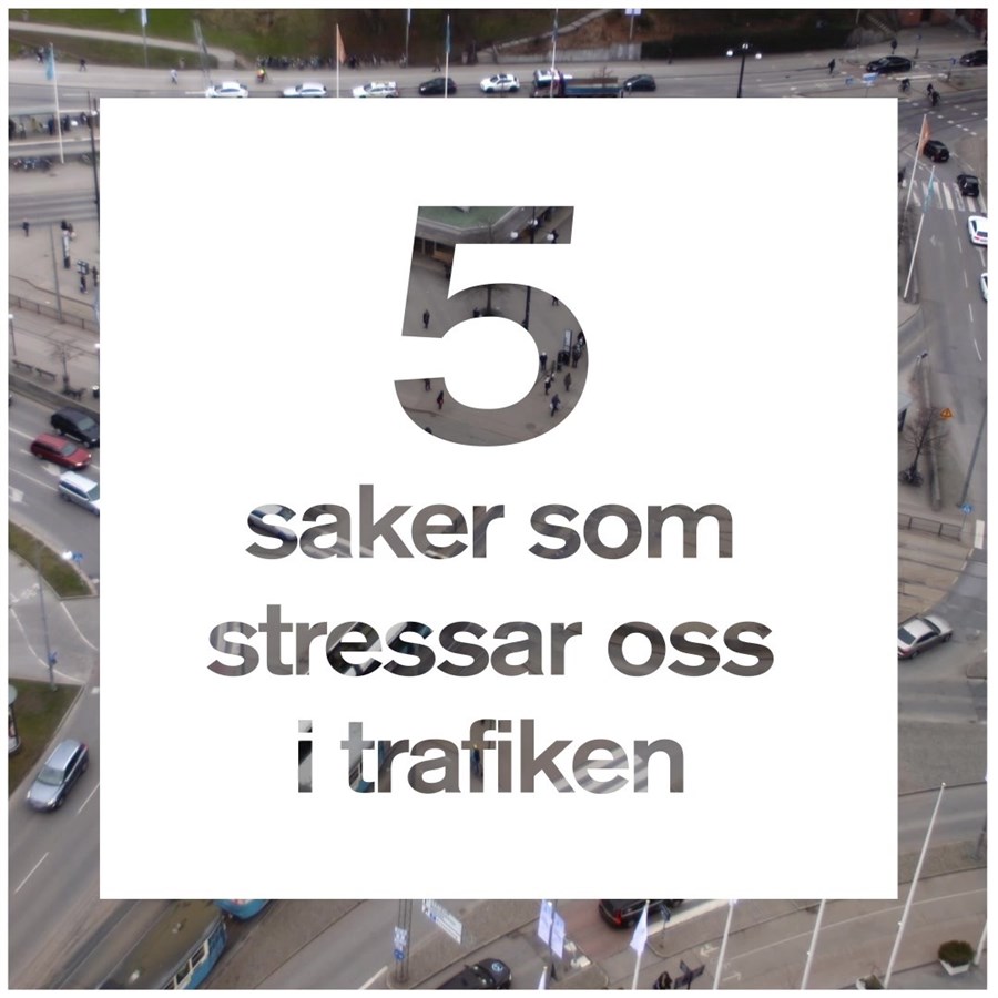Tre av fyra tycker att stressen i trafiken har ökat