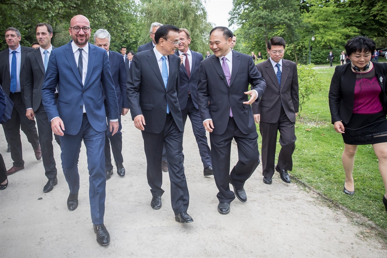 Volvo Car Group Chairman, CEO meet with the Prime Ministers of China and Belgium