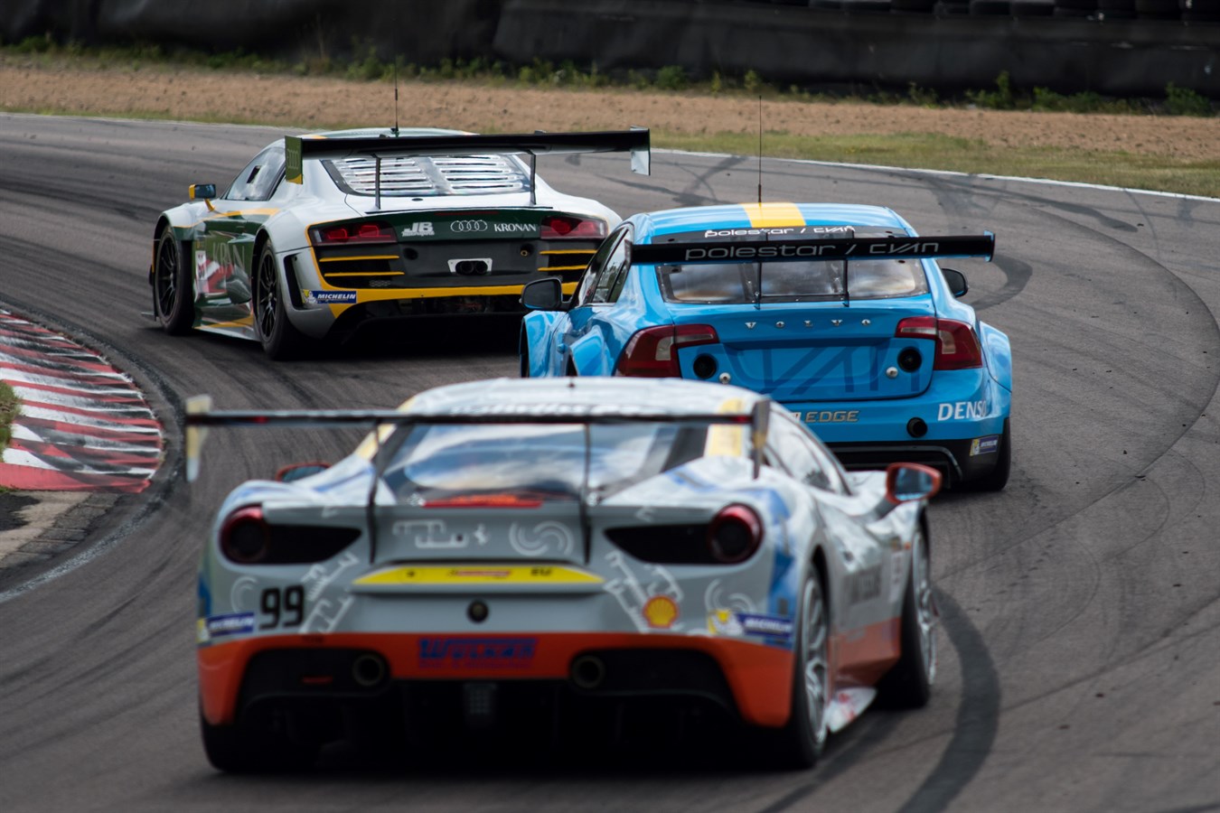 Prince Carl Philip and Thed Björk secure podium in eventful Swedish GT weekend at Falkenberg