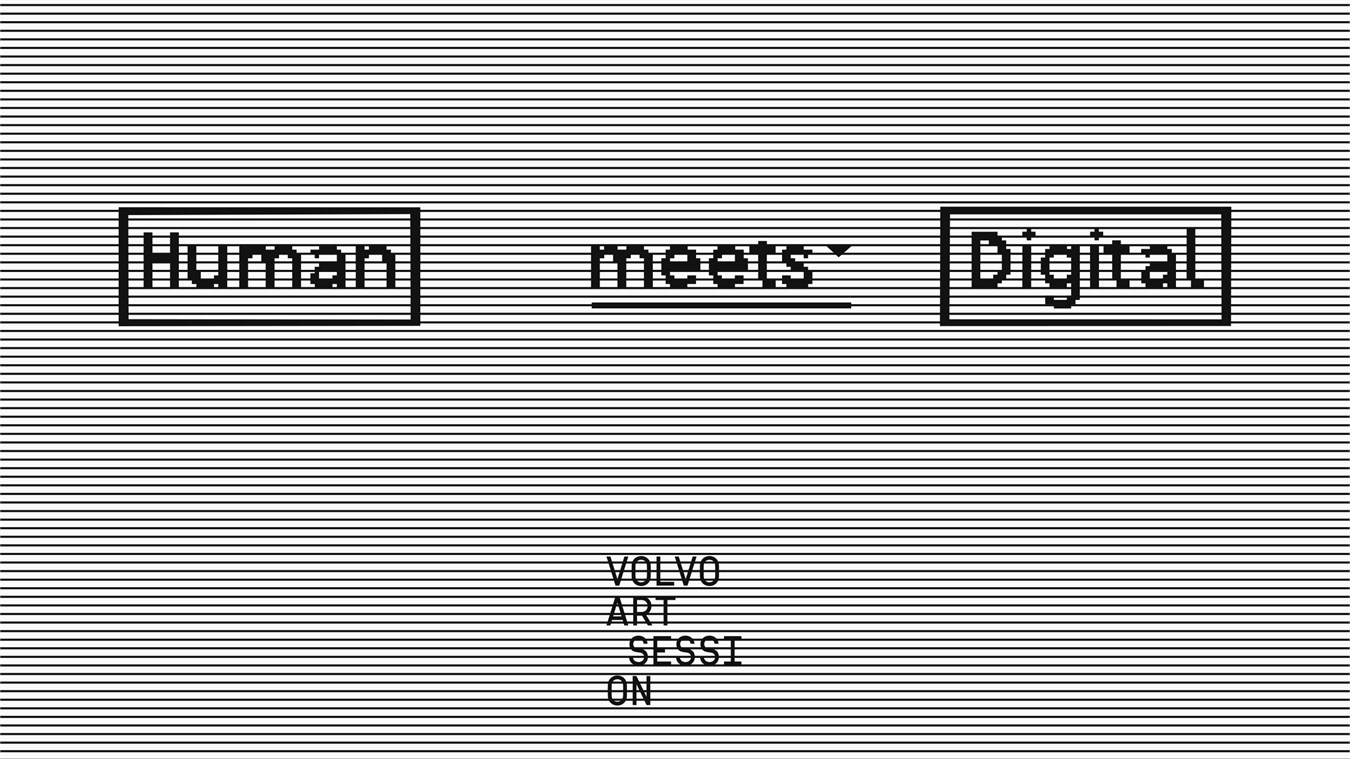 Keyvisual Volvo Art Session – «Human meets Digital»