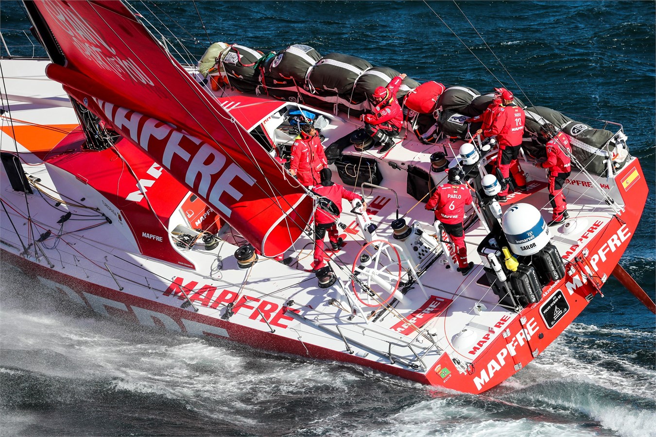 Volvo Ocean Race Leg 2. Arrivals from Lisbon to Cape Town. 