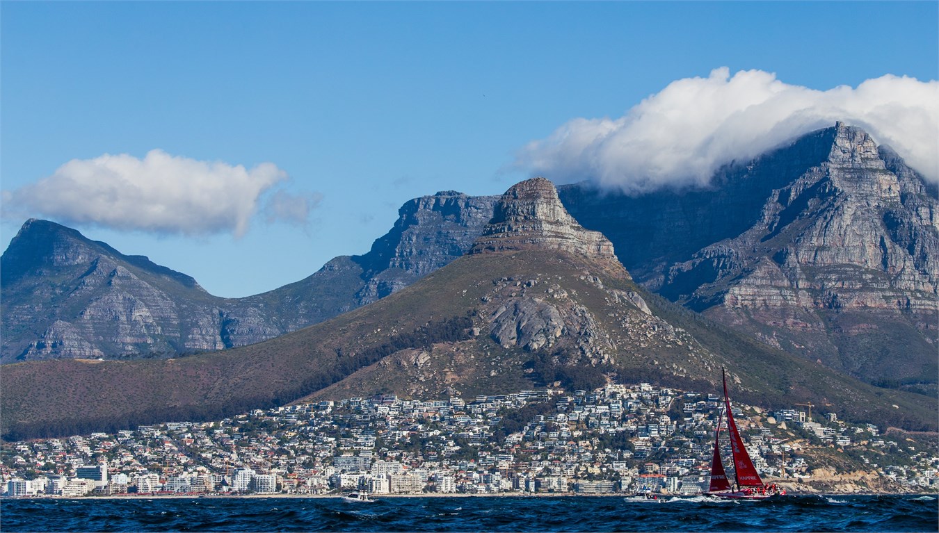 Volvo Ocean Race - Leg 2. Arrivals from Lisbon to Cape Town.