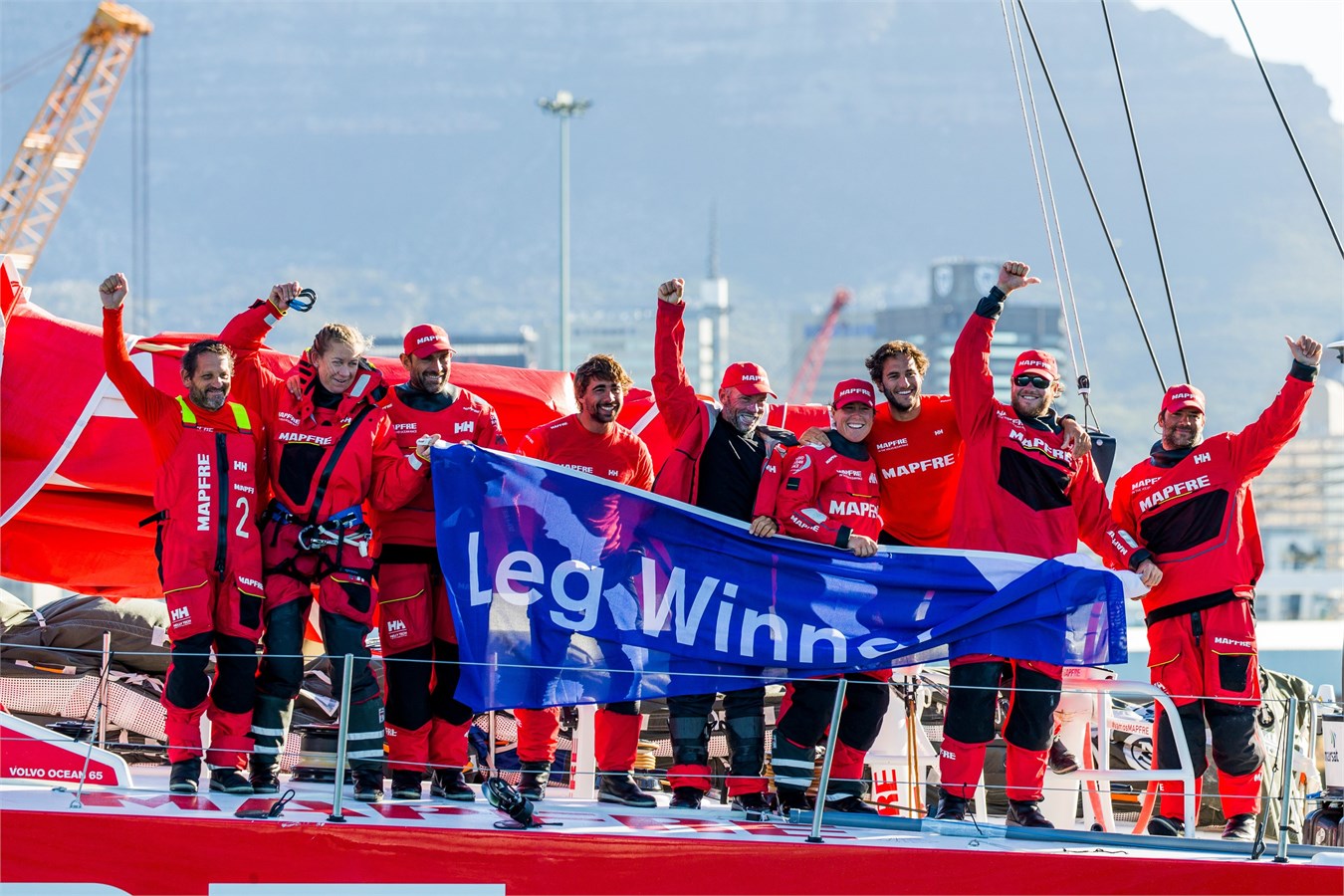 Volvo Ocean Race Leg 2. Arrivals from Lisbon to Cape Town.