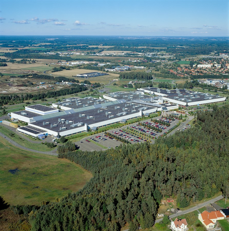 Volvo Motorenwerk in Skövde/Schweden