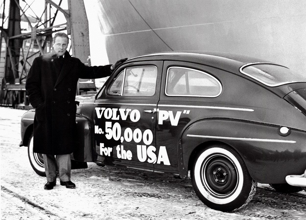 Volvo PV 544, and Gunnar Engellau, Volvo CEO