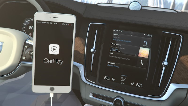 沃尔沃Sensus互联系统支持苹果CarPlay车载系统