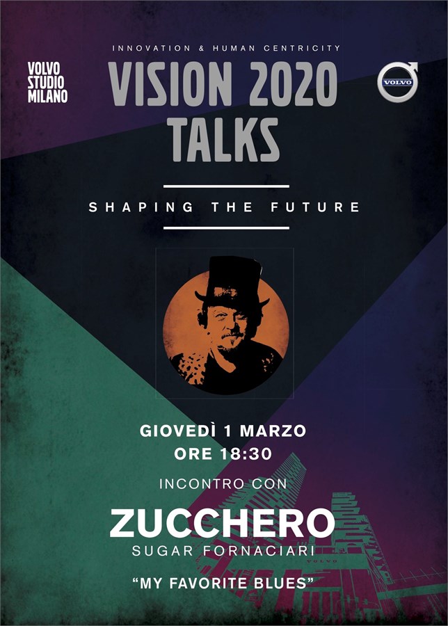 Locandina Evento Zucchero Vision 2020 Talks