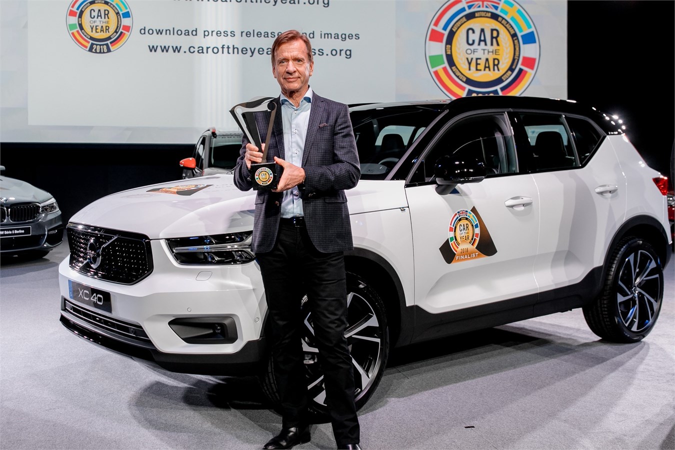 Volvo Car Group President & CEO Håkan Samuelsson at the European Car of the Year award ceremony