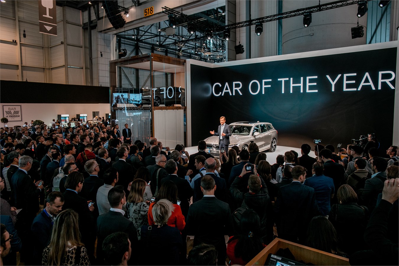 Volvo Car Group President & CEO Håkan Samuelsson at the 2018 Geneva Motor Show press conference 