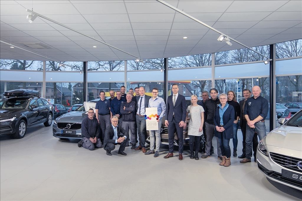 Volvo-dealers nemen Excellent Dealer Award in ontvangst