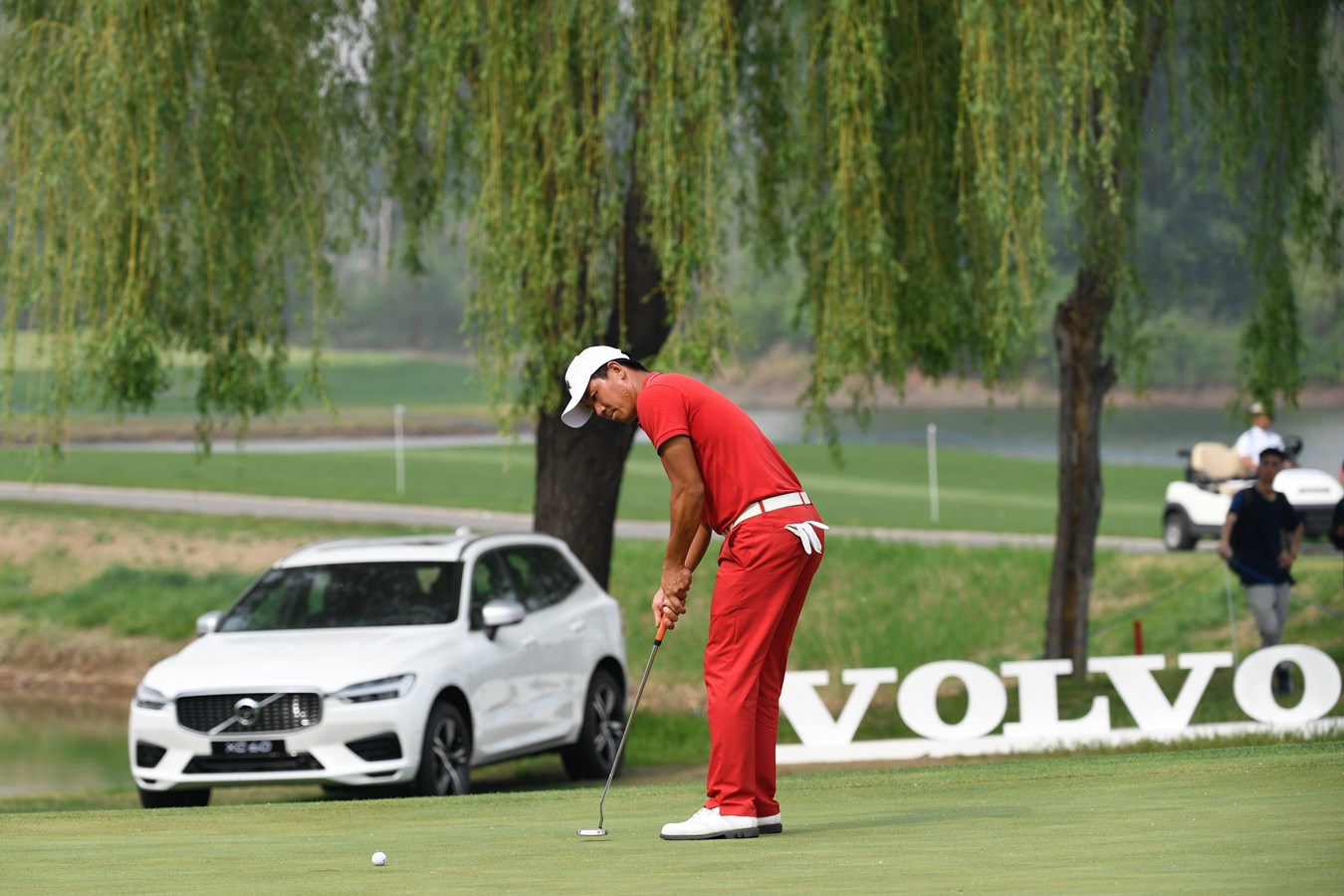 中国球员吴阿顺成为首位在沃尔沃中国公开赛打出一杆进洞的中国球员