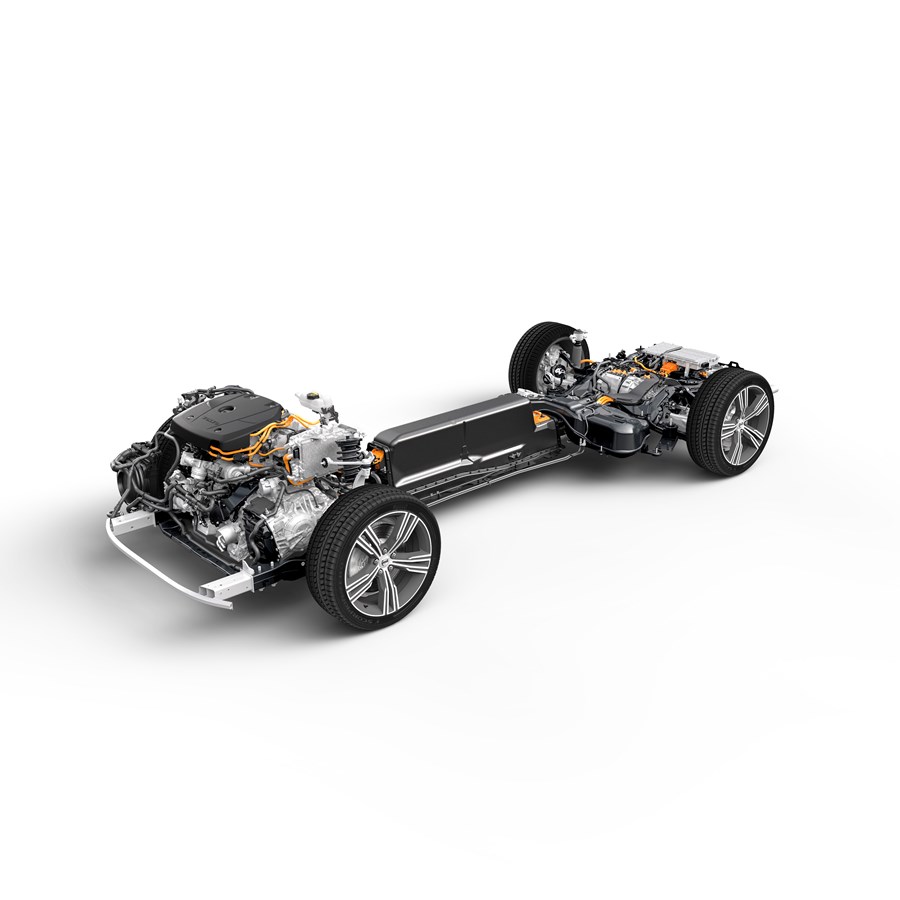 New Volvo S60 T8 Plug-in Hybrid Chassis 