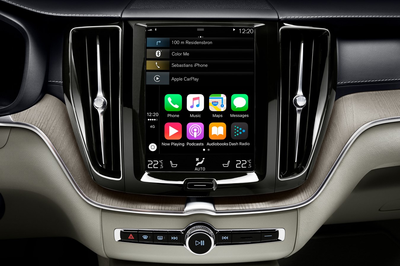 全新XC60搭载Apple CarPlay 轻松畅享音乐世界