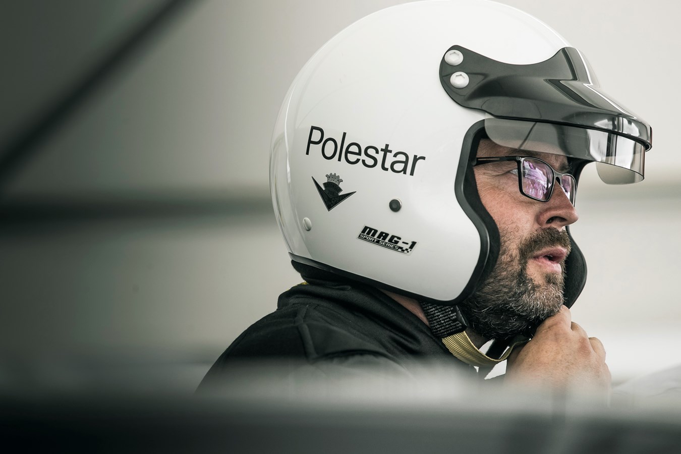 Joakim Rydholm startet mit dem Polestar 1 beim Goodwood Festival of Speed 2018