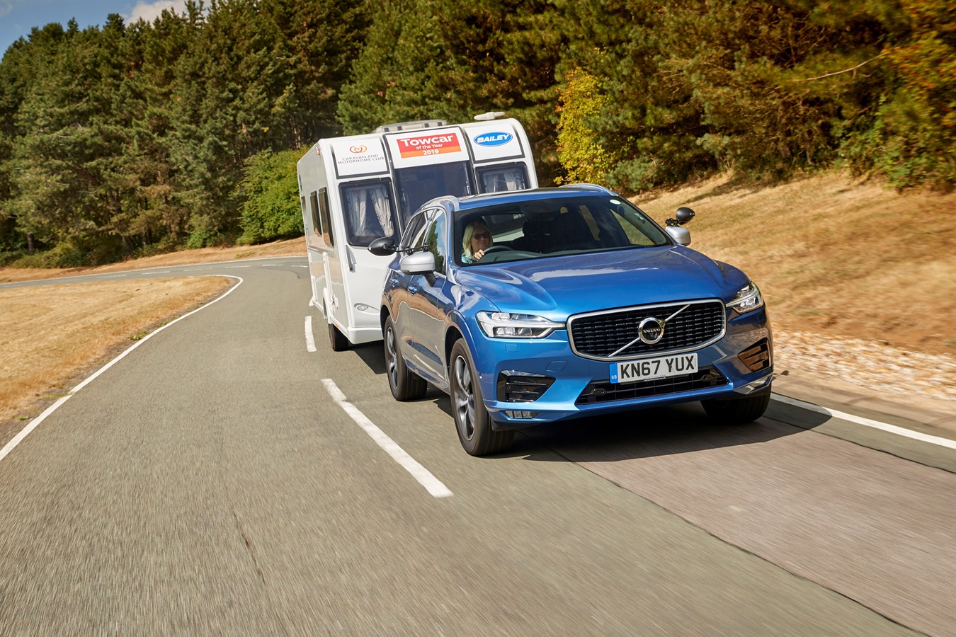 Volvo XC60 wins three titles in 2019 Caravan and Motorhome Club Towcar of the Year Competition