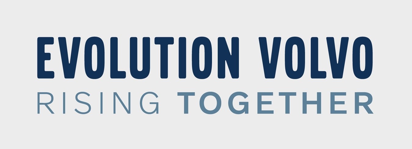Evolution Volvo Rising Together-English Logo