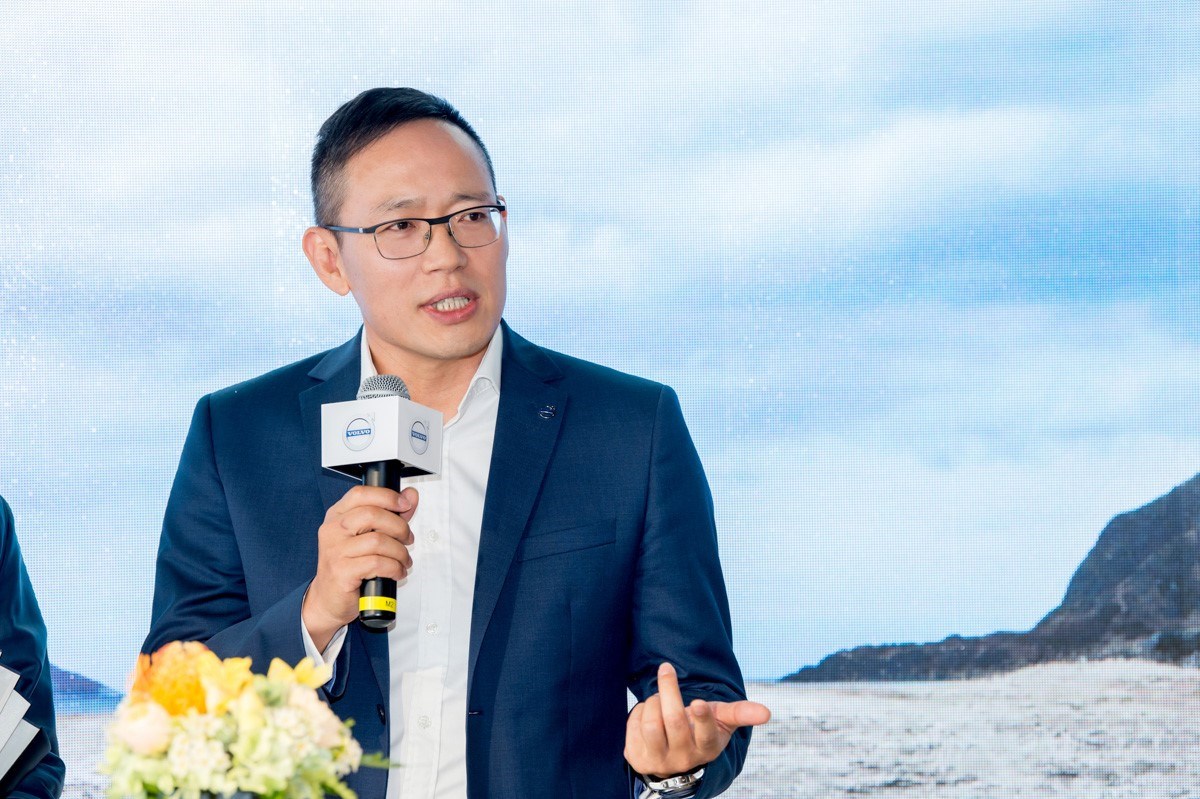 沃尔沃汽车集团全球高级副总裁，亚太区总裁兼CEO袁小林致辞