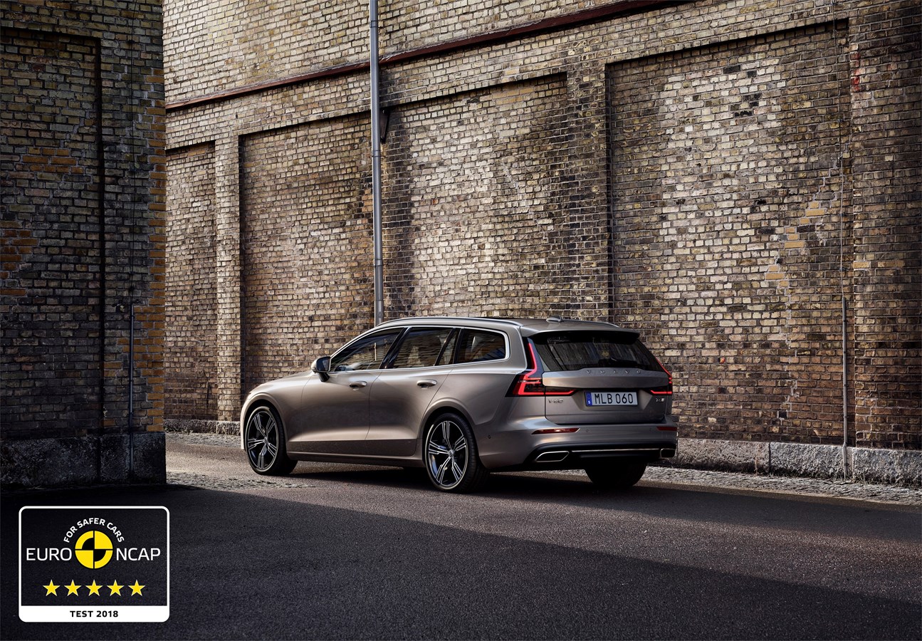 Volvo S60 and V60 secure 5-star safety rating by Euro NCAP