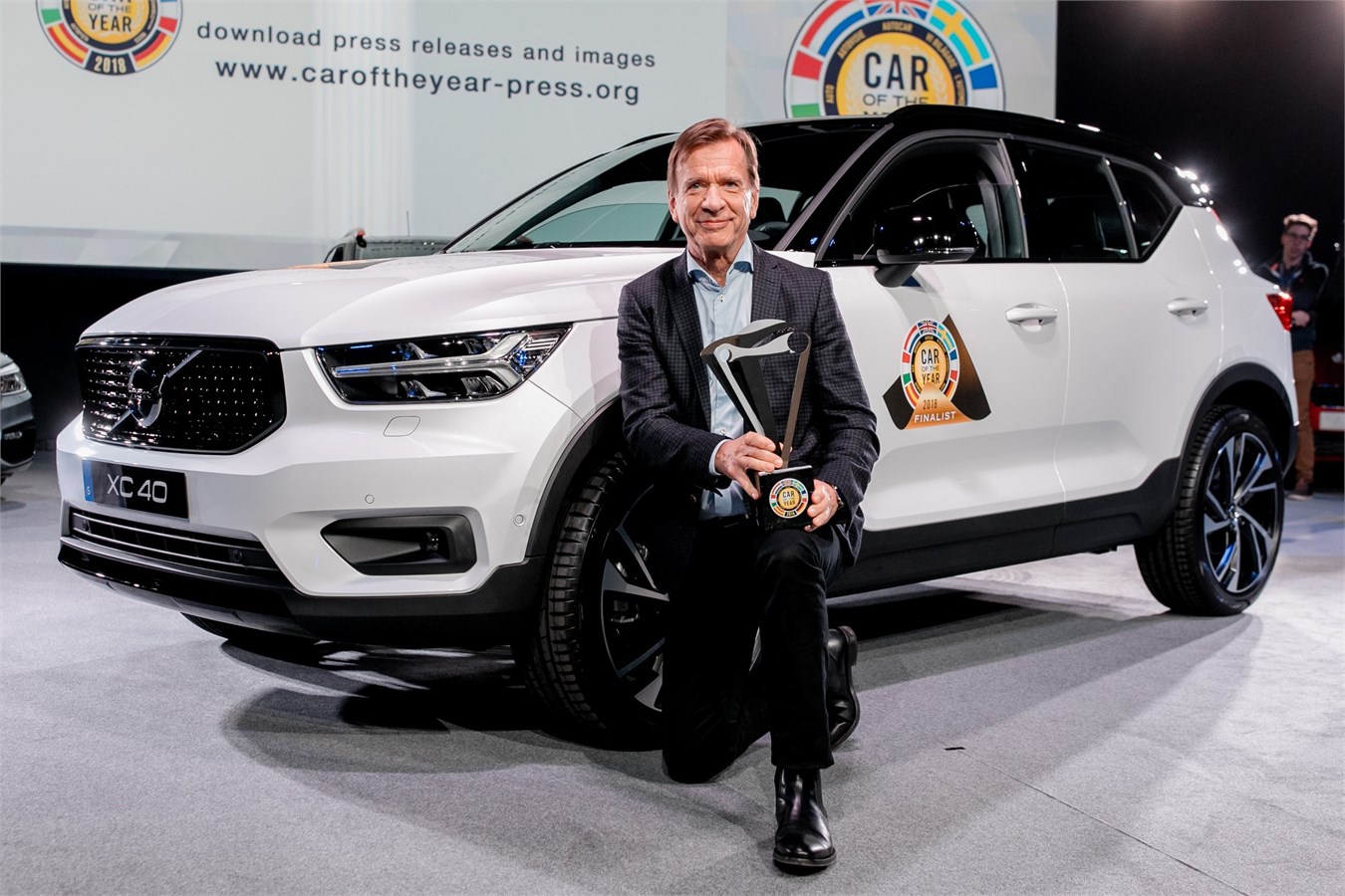Håkan Samuelsson, Präsident und CEO von Volvo Cars, bei der "Car of the Year"-Verleihung