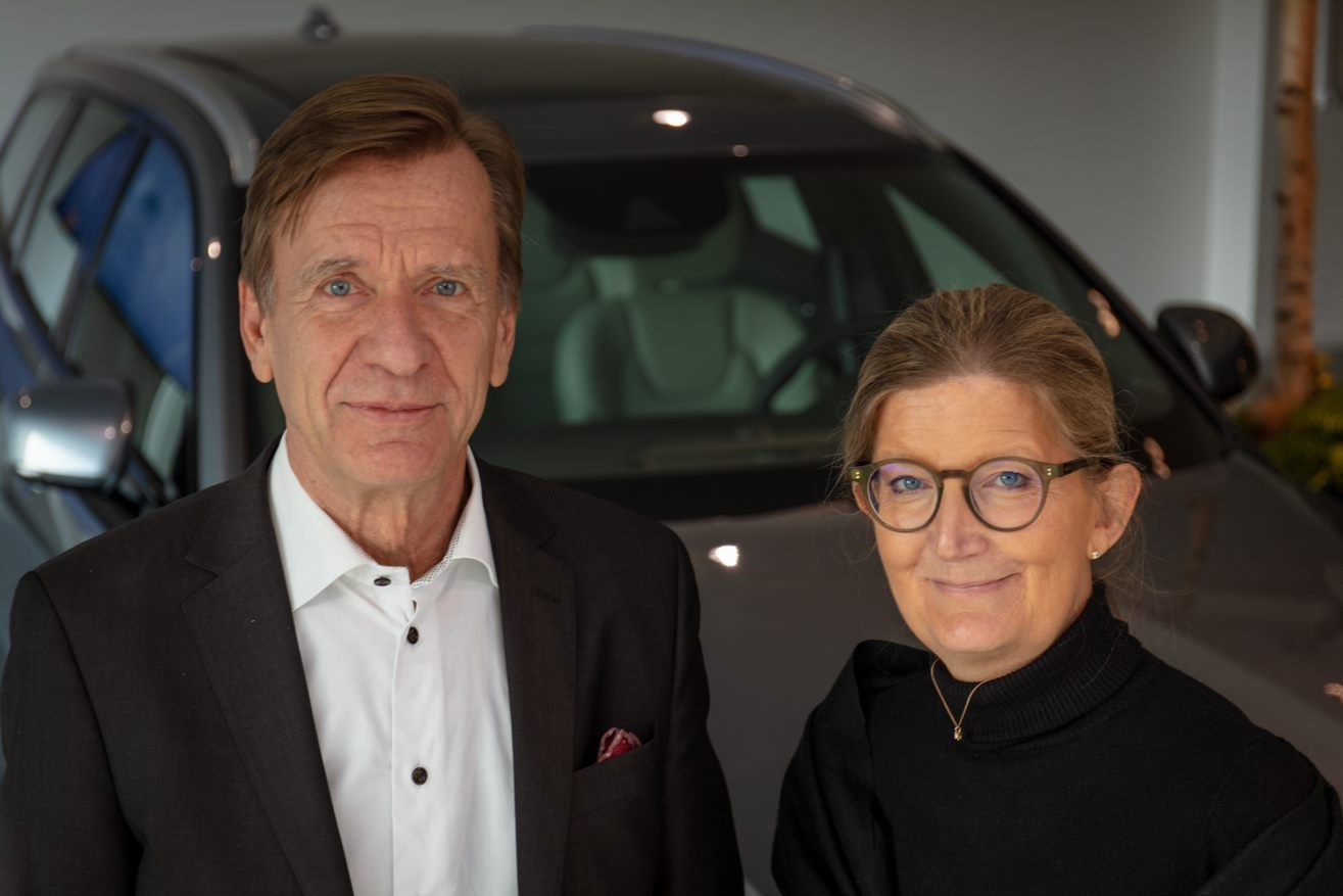 Håkan Samuelsson, Volvo Cars President & Chief Executive and Maria Hemberg, Global Head of Group Legal & Corporate Governance