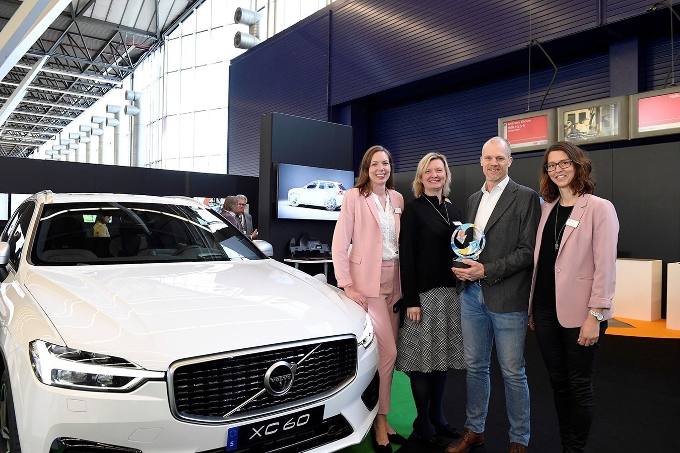 Volvo Cars sustainability ambitions recognised at Plastics Recycling Awards