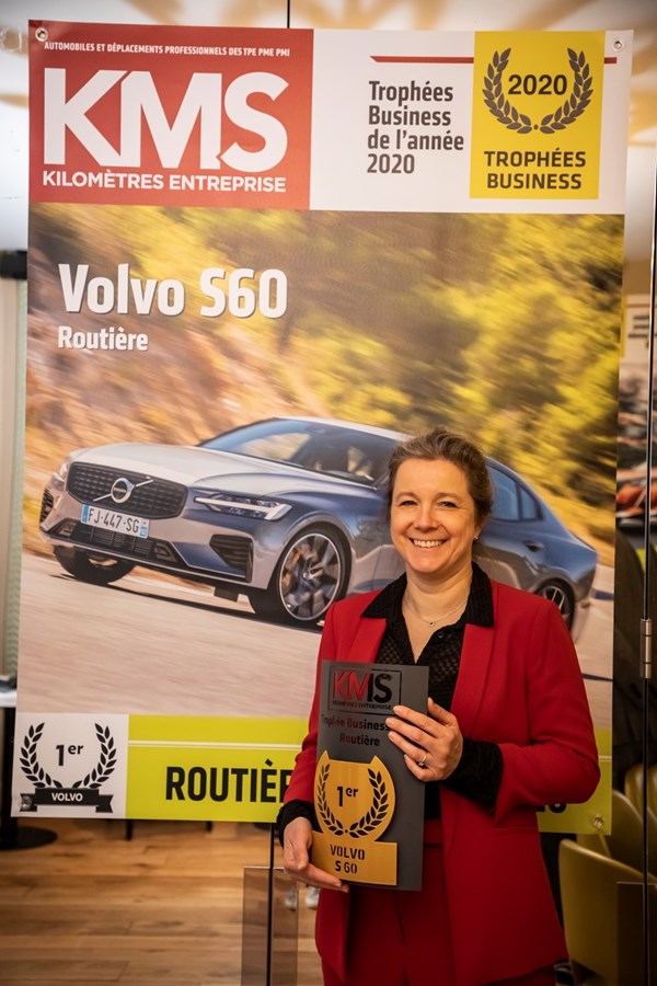 La Volvo S60 élue « Routière Business de l’Année 2020 » par le magazine Kilomètres Entreprise 