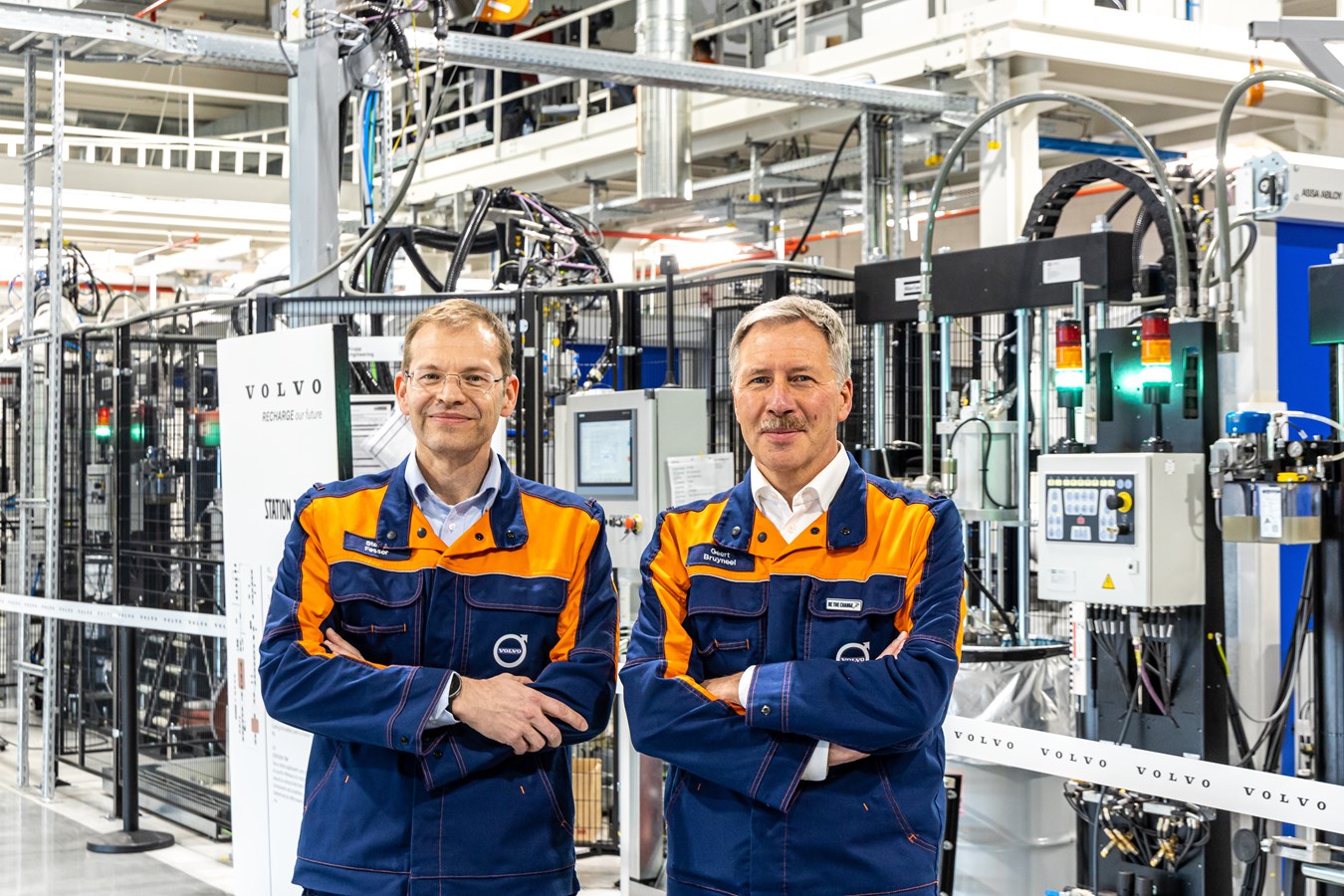 Volvo Werk in Gent/Belgien - Batteriemontage