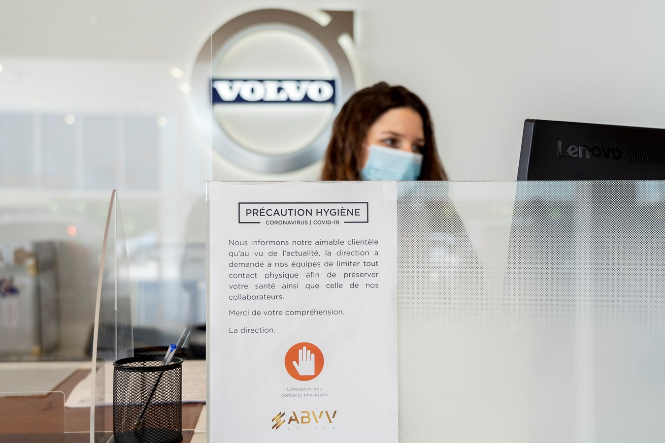 Nouvelles procédures sanitaires dans le réseau Volvo