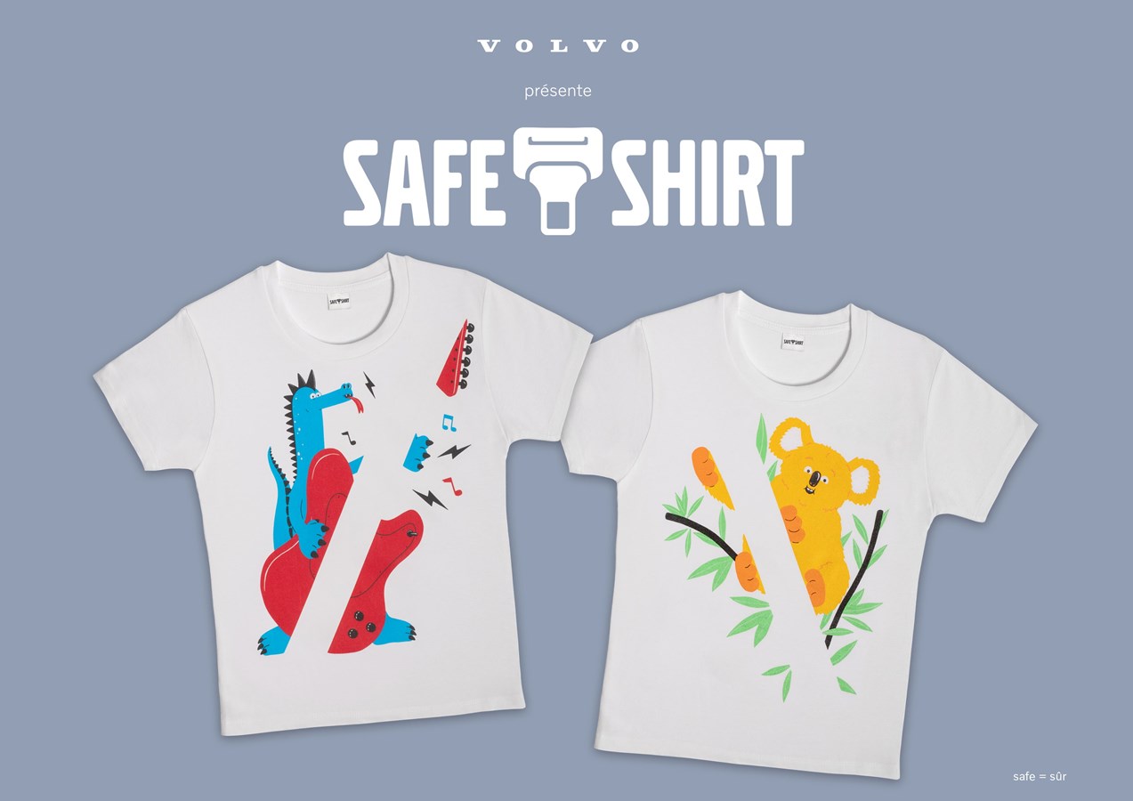 Volvo Car France présente le "SafeTshirt"