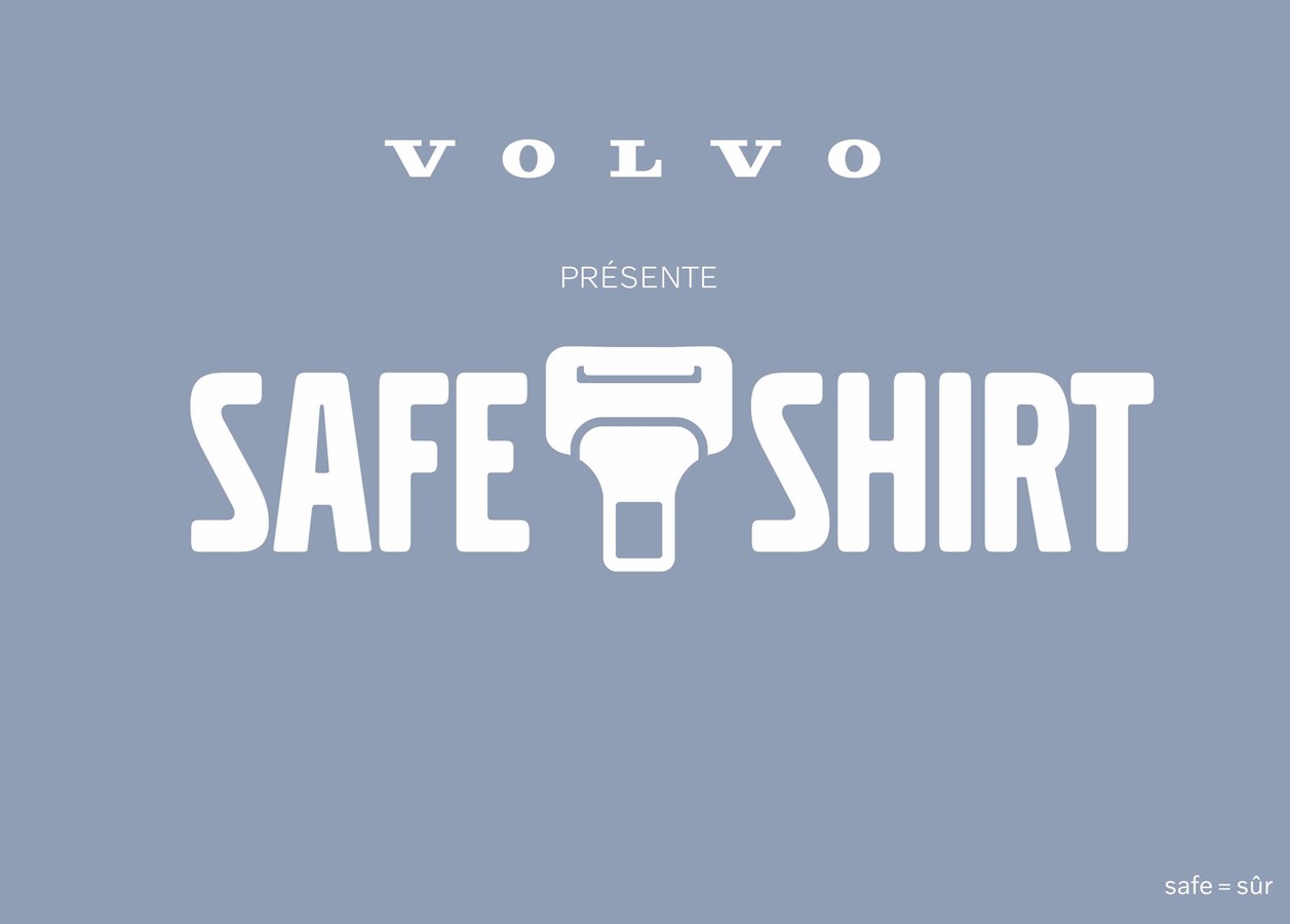 Volvo Car France présente le "SafeTshirt"