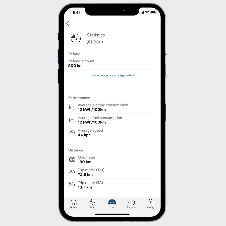 Volvo on Call smartphone app now gives plug-in drivers insight into electric driving patterns
