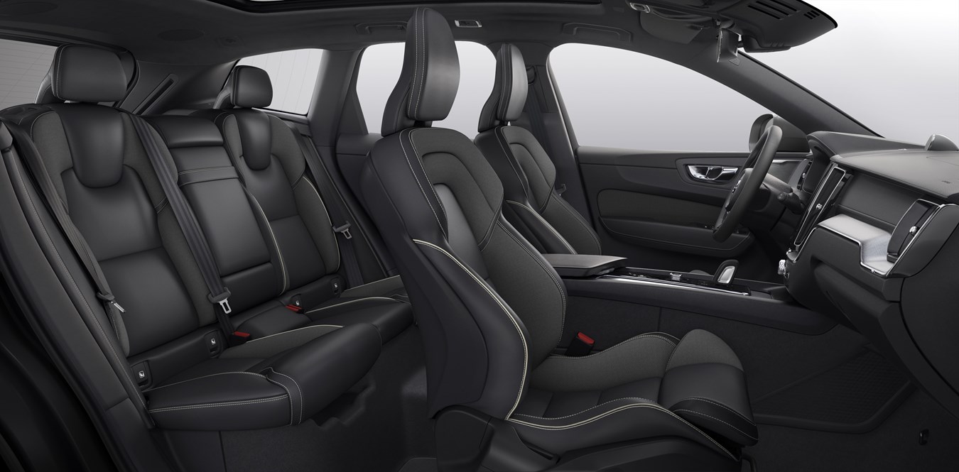 XC60 R-Design expression, XC60 R-Design Leather/Nubuck textile, Charcoal in Charcoal interior