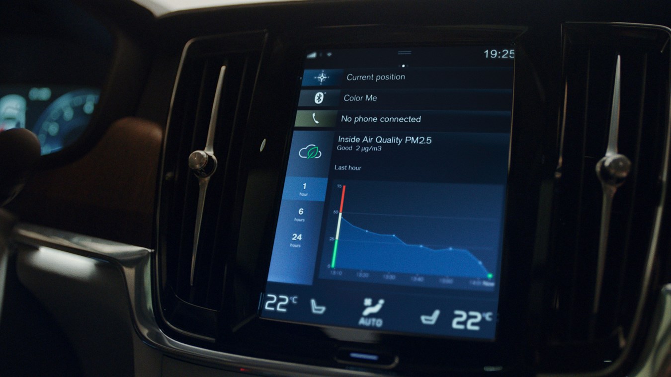 Erweitertes Volvo CleanZone Luftqualitätssystem