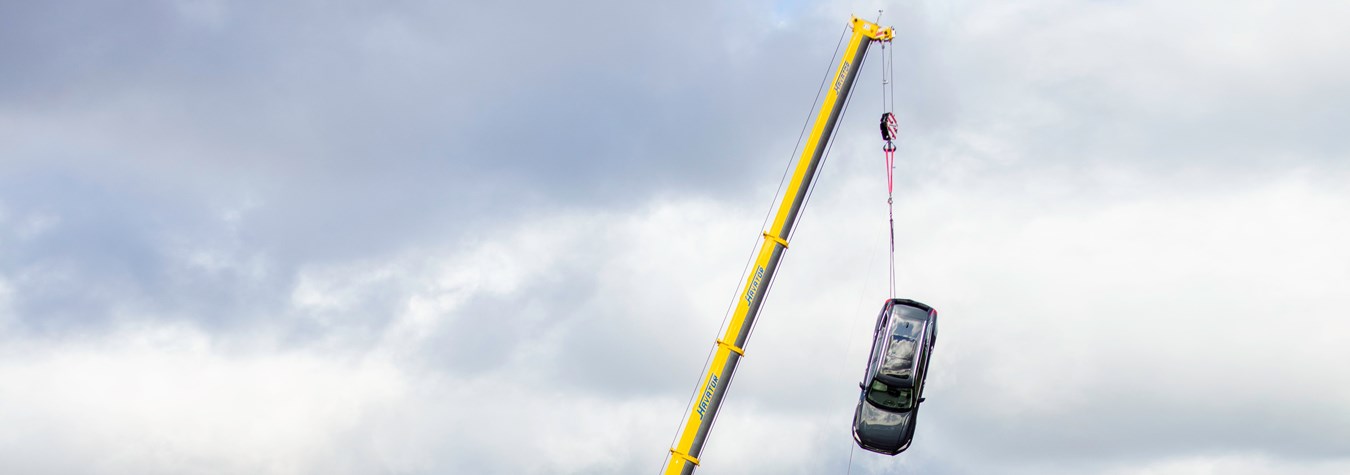 Volvo Cars drops new cars from 30 metres to help rescue services save lives