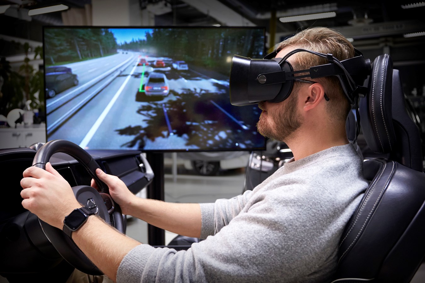 Volvo Cars “ultimate driving simulator” uses latest gaming technology to develop safer cars