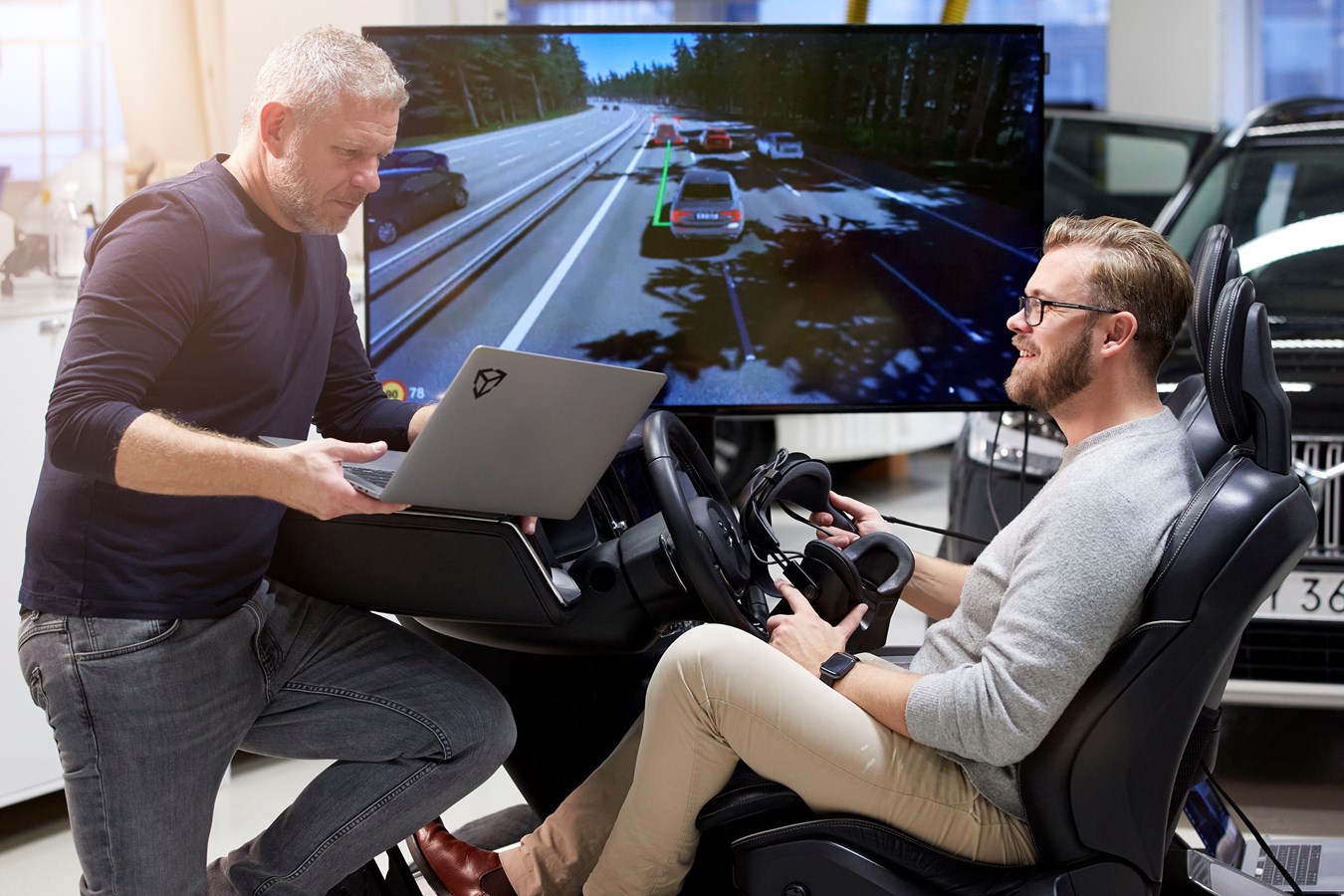Vom Computerspiel zum „ultimativen Fahrsimulator“: Volvo verbessert automobile Sicherheit mit neuer Technik