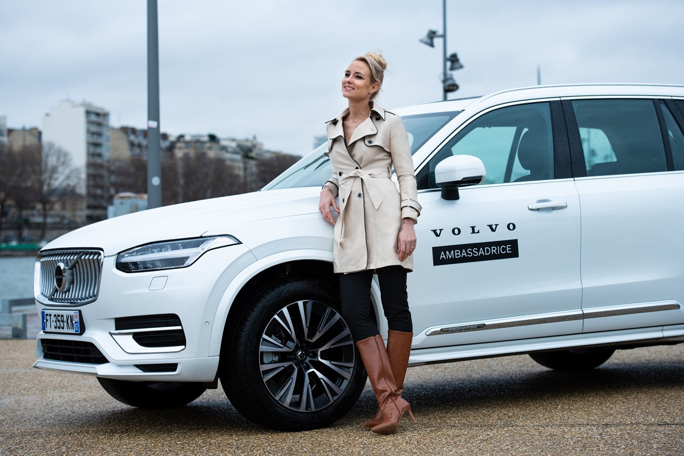 Elodie Gossuin, nouvelle ambassadrice de Volvo Car France en 2021