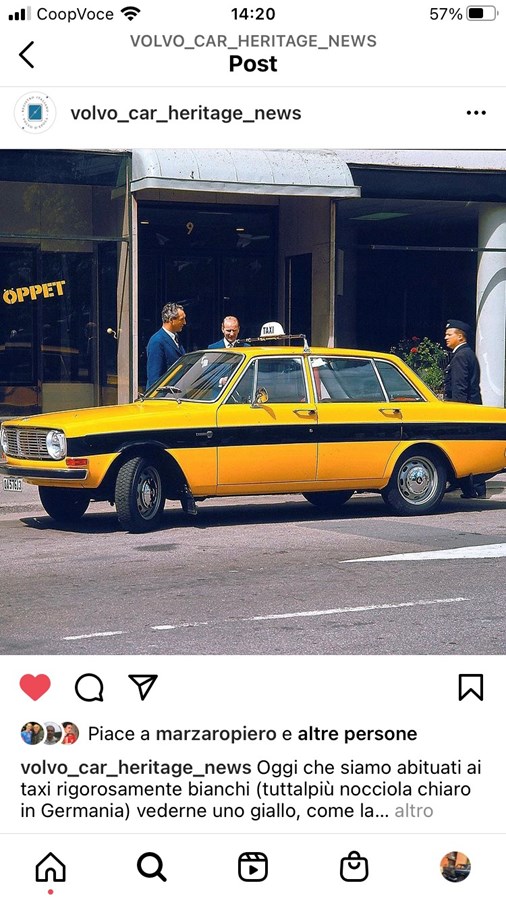 Volvo Car Heritage News - Instagram