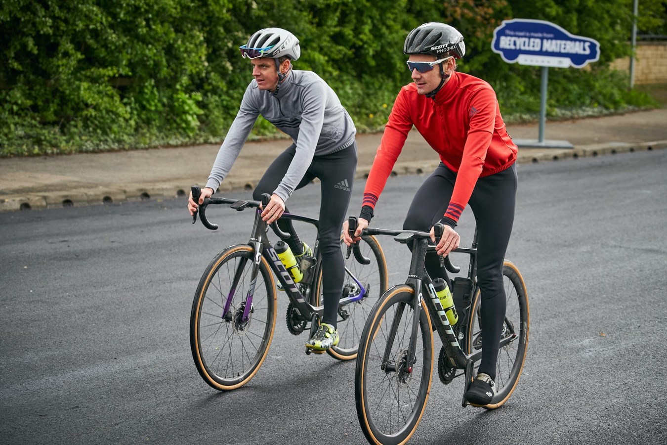 Volvo Car UK and the Brownlee brothers unveil the ‘Recycled Road’