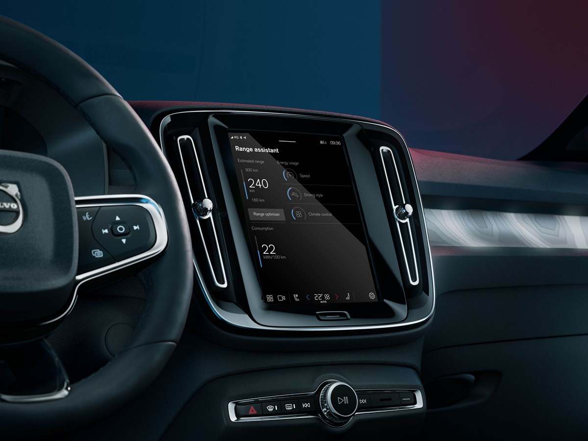 Volvo Cars’ new Range Assistant app for fully electric cars
