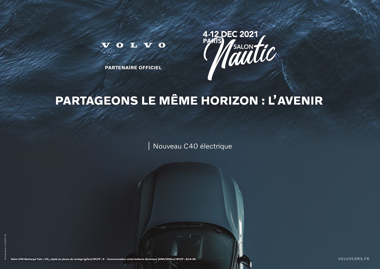 Volvo Car France renouvelle son partenariat avec le Nautic et sera présent sur l’édition 2021 du Salon Nautique de Paris