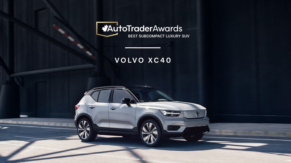 Volvo XC40 and V60 recognized with 2022 AutoTrader.ca awards